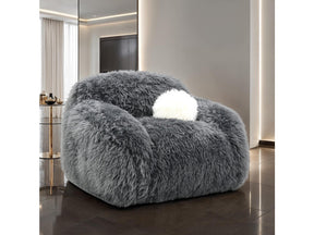 Darwen Dark Gray Swivel Chair - Ornate Home