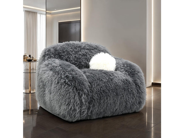 Darwen Dark Gray Swivel Chair - Ornate Home