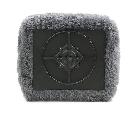 Darwen Dark Gray Swivel Chair - Ornate Home