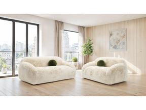 Darwen Sand Sofa & Loveseat - Ornate Home