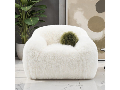 Darwen White Swivel Chair - Ornate Home