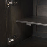 Darwin Dark Brown Wood 2 Door Accent Cabinet