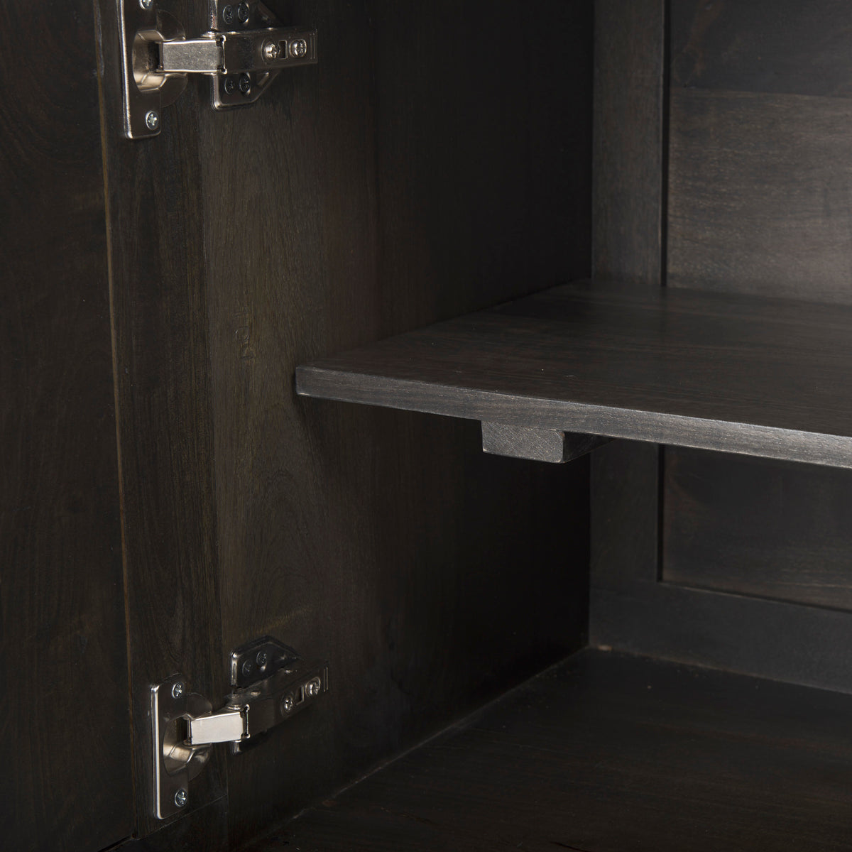 Darwin Dark Brown Wood 2 Door Accent Cabinet