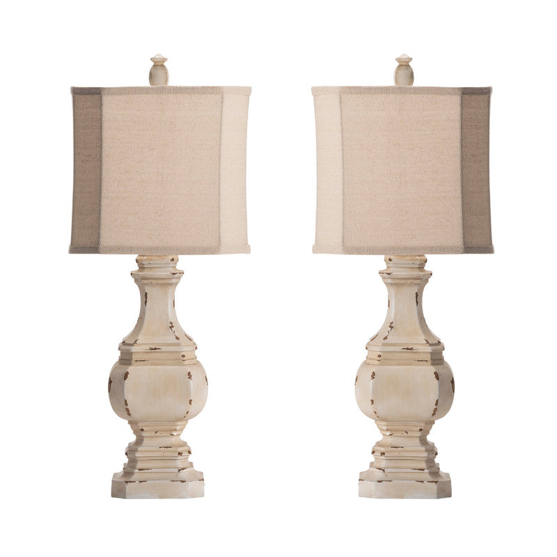 Daryl Beige Table Lamp (Set of 2) - Ornate Home