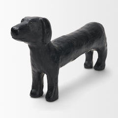 Dash Black Long Metal Dachshund Dog Object - Ornate Home