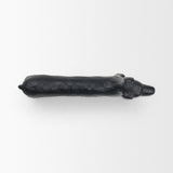 Dash Black Long Metal Dachshund Dog Object - Ornate Home