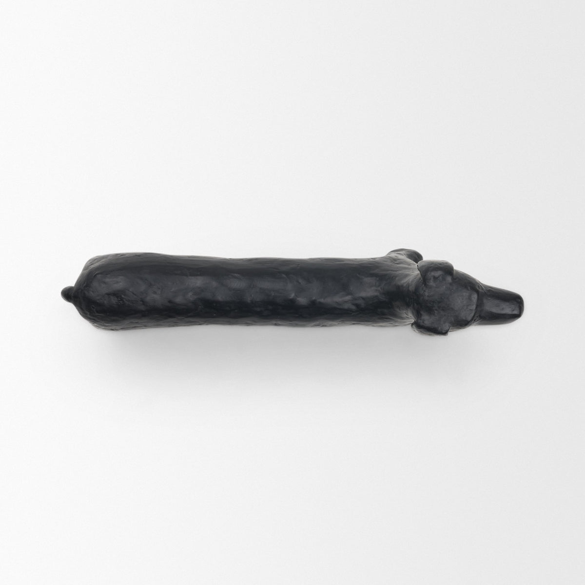 Dash Black Long Metal Dachshund Dog Object - Ornate Home