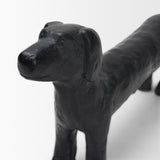 Dash Black Long Metal Dachshund Dog Object - Ornate Home