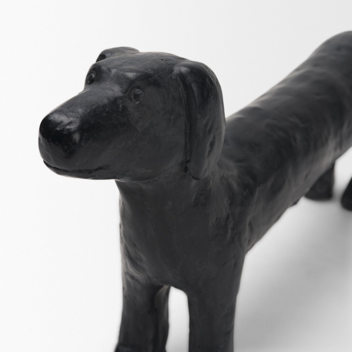 Dash Black Long Metal Dachshund Dog Object - Ornate Home