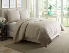 Dash Natural 3-Piece Duvet Set - Ornate Home