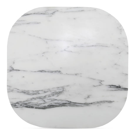 Dash White Marble Accent Table - Ornate Home