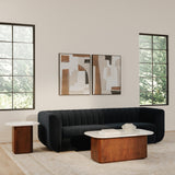 Dash White Marble Accent Table - Ornate Home