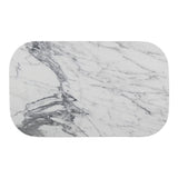 Dash White Marble Coffee Table - Ornate Home