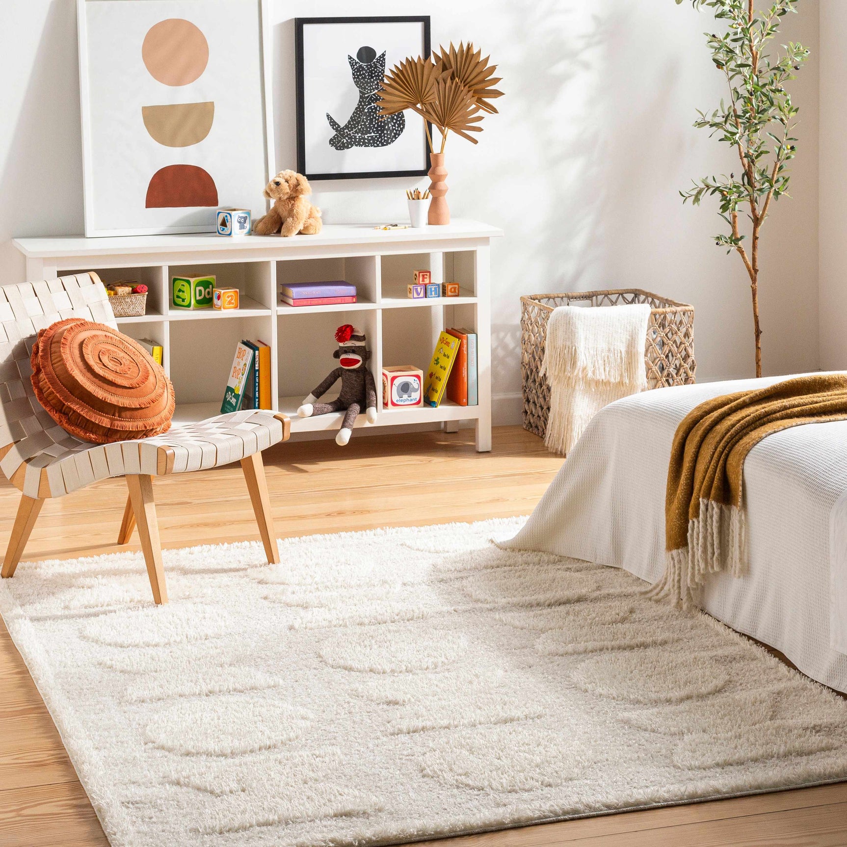 Dason Cream Area Rug - Clearance - Ornate Home