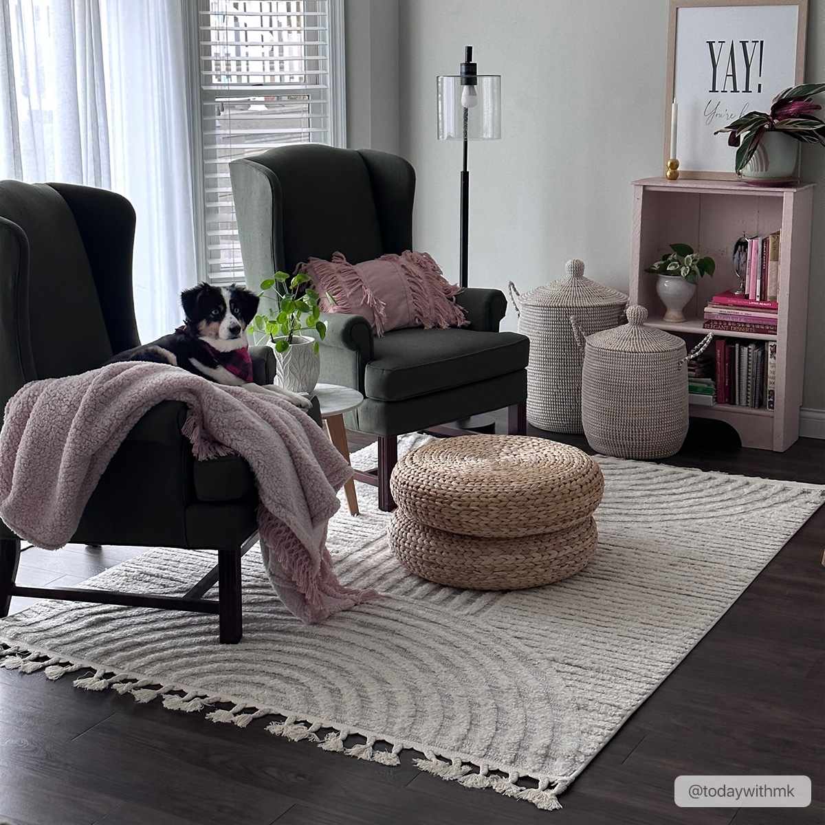 Dauin 3D Rainbow Area Rug with Tassels - Ornate Home