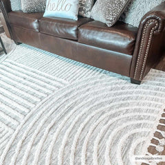 Dauin 3D Rainbow Area Rug with Tassels - Ornate Home