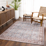 Dauis Blue Persian Style Washable Rug - Clearance - Ornate Home