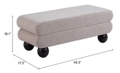 Davao Gray Bench - Ornate Home