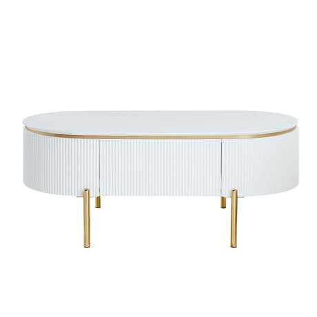 Daveigh White Coffee Table - Ornate Home