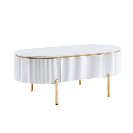 Daveigh White Coffee Table - Ornate Home