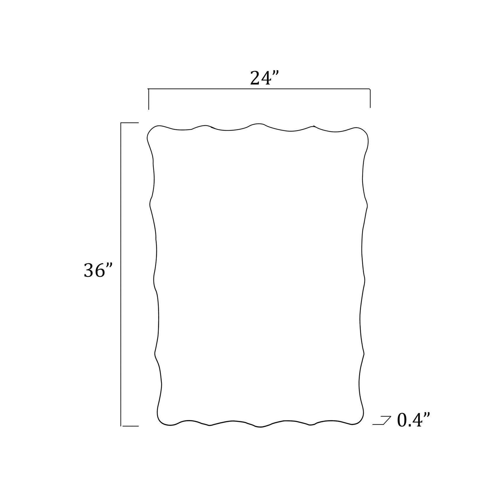 Daveluyville Mirror - Ornate Home