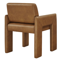 Daven Canyon Vegan Leather Dining Armchair - Ornate Home