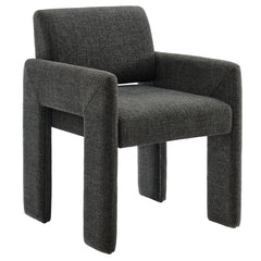Daven Charcoal Fabric Upholstered Dining Chair - Ornate Home