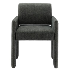 Daven Charcoal Fabric Upholstered Dining Chair - Ornate Home