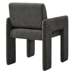 Daven Charcoal Fabric Upholstered Dining Chair - Ornate Home