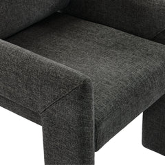 Daven Charcoal Fabric Upholstered Dining Chair - Ornate Home