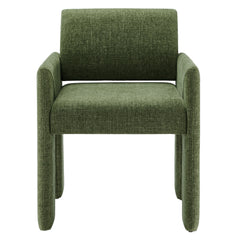 Daven Foliage Fabric Upholstered Dining Chair - Ornate Home