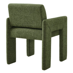 Daven Foliage Fabric Upholstered Dining Chair - Ornate Home