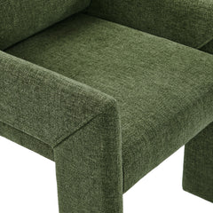 Daven Foliage Fabric Upholstered Dining Chair - Ornate Home