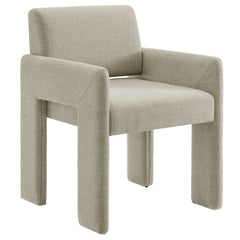 Daven Linen Fabric Upholstered Dining Chair - Ornate Home