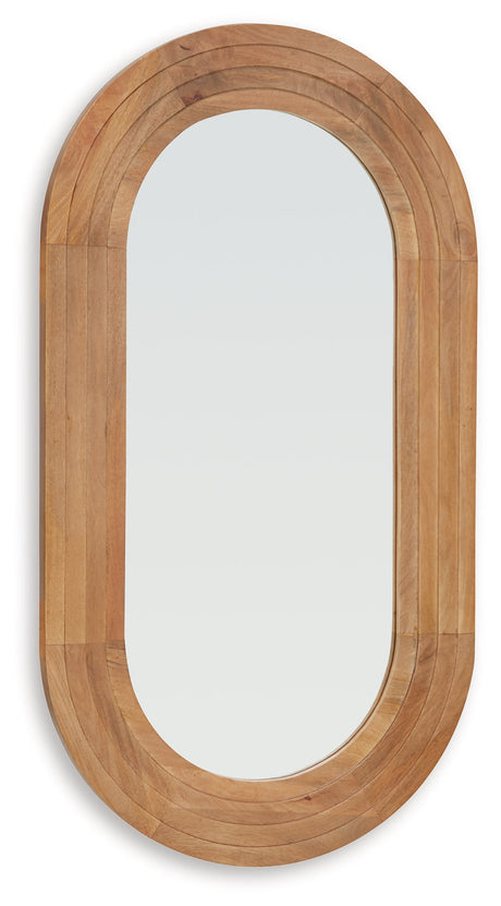 Daverly Brown Accent Mirror - Ornate Home