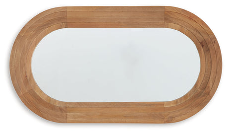 Daverly Brown Accent Mirror - Ornate Home