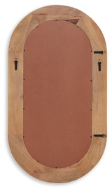 Daverly Brown Accent Mirror - Ornate Home