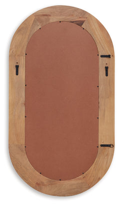 Daverly Brown Accent Mirror - Ornate Home