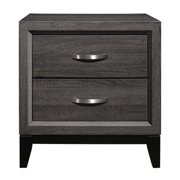 Davi Gray 4-piece Queen Bedroom Set - Ornate Home