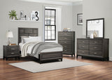Davi Gray 4-piece Twin Bedroom Set - Ornate Home