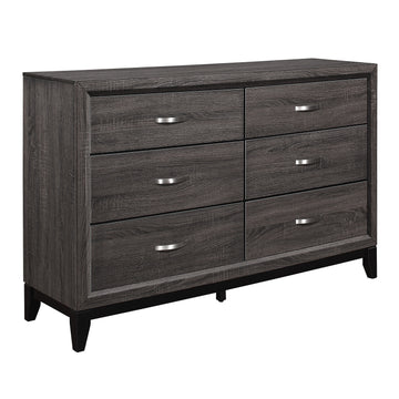 Davi Gray 5-Piece Queen Bedroom Set - Ornate Home