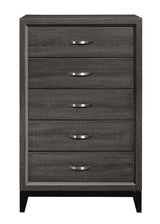 Davi Gray 5-Piece Queen Bedroom Set - Ornate Home