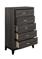 Davi Gray 5-Piece Queen Bedroom Set - Ornate Home