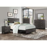 Davi Gray California King Bed - Ornate Home