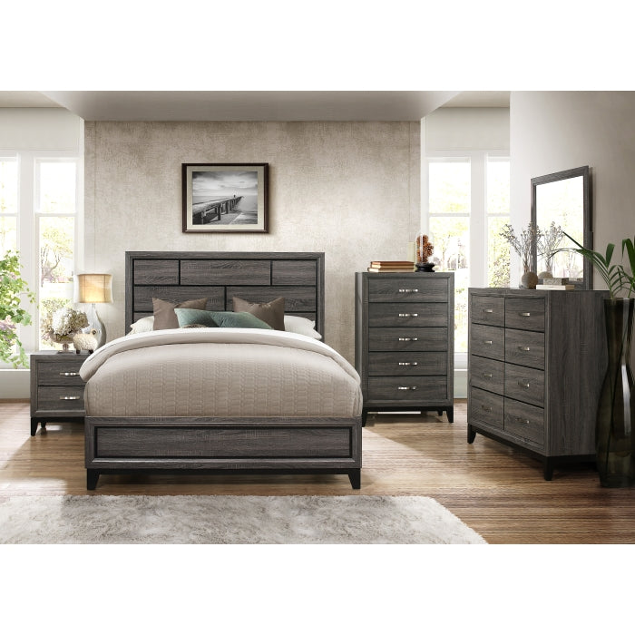 Davi Gray California King Bed - Ornate Home