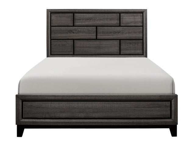 Davi Gray Full Bed - Ornate Home