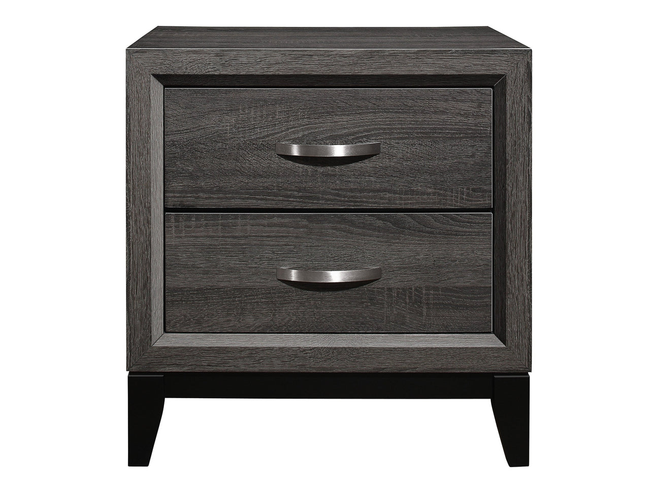 Davi Gray Nightstand - Ornate Home