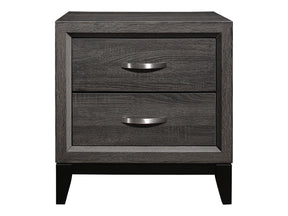 Davi Gray Nightstand - Ornate Home