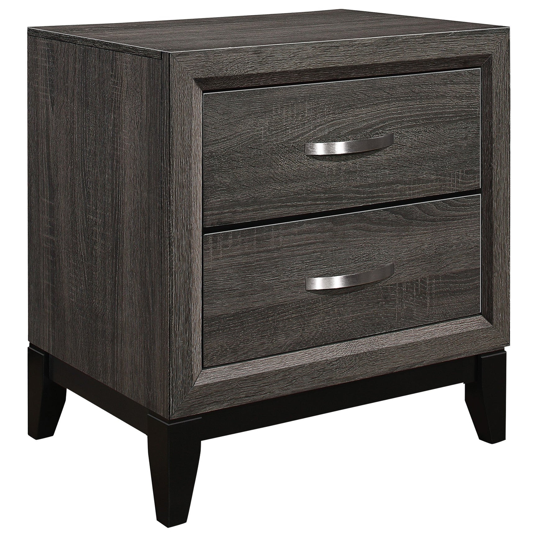 Davi Gray Nightstand - Ornate Home