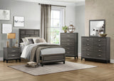 Davi Gray Nightstand - Ornate Home